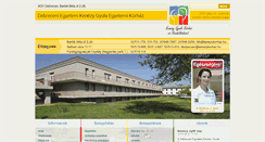Desktop Screenshot of kenezykorhaz.hu